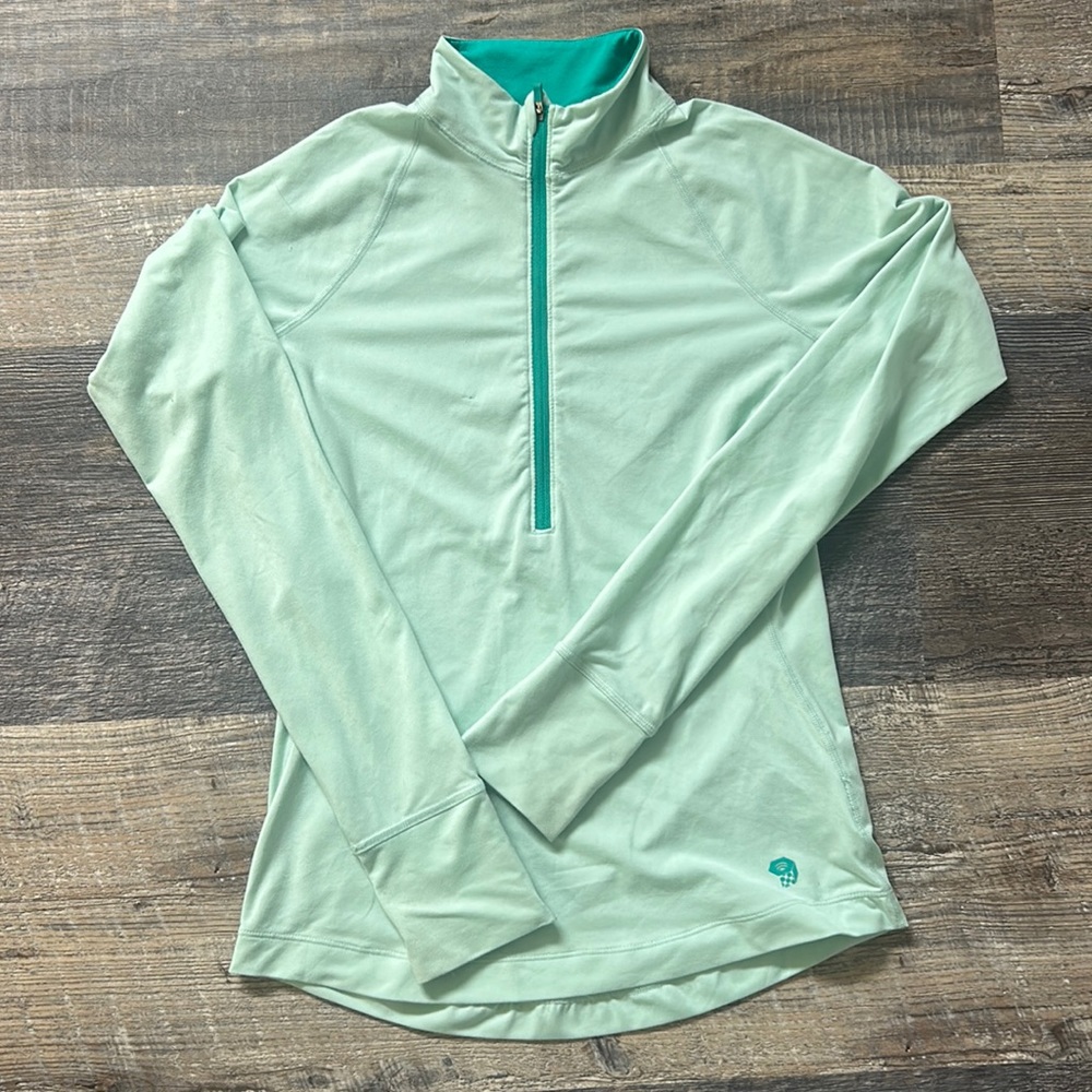 Mountain Hardware Quarterzip WickQ Top, X Small
